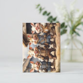 Sprookjesvarkens Briefkaart (Staand voorkant)