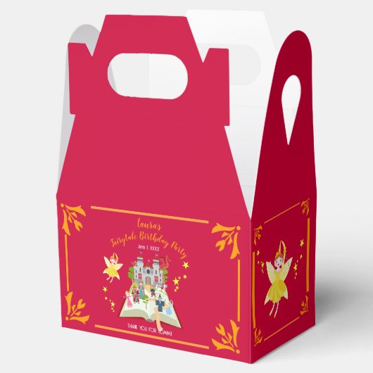 Sprookjesverhalen Meisje Verjaardagsfeest Bedankdoosjes (Geopend)
