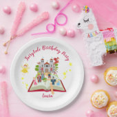 Sprookjesverhalen Meisje Verjaardagsfeest Papieren Bordje (Feest)
