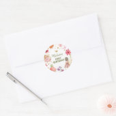 Sprookjesverjaardag 1e bosfee sticker favoriet (Envelop)