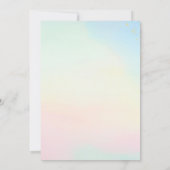 Sprookjesverjaardag grillige prinses meisje kaart (Achterkant)