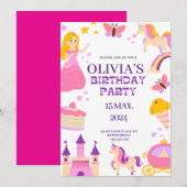 Sprookjesverjaardag Kaart (Voorkant / Achterkant)