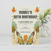 Sprookjesverjaardag Kaart (Staand voorkant)