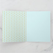 Sprookjesverjaardag Teal Goud Roze Prinses Feeërie Kaart (Binnen)