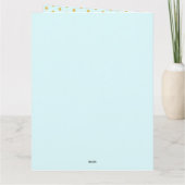 Sprookjesverjaardag Teal Goud Roze Prinses Feeërie Kaart (Achterkant)