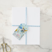 Sprookjesverjaardag Teal Goud Roze Prinses Sprookj Cadeaulabel (Met Touw)