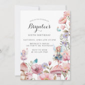 Sprookjesverjaardag, tuinfeest, betoverd, grillig kaart