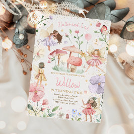 Sprookjesverjaardag Whimsical Prinses Sprookjesver Kaart