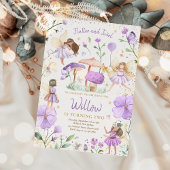 Sprookjesverjaardag Whimsical Prinses Sprookjesver Kaart