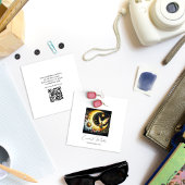 Sprookjesvleugel Bloem Maansnoer Sieraden Delights Vierkante Visitekaartjes