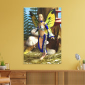Sprookjesvlinder Canvas Afdruk (Insitu (Woonkamer))