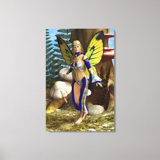 Sprookjesvlinder Canvas Afdruk (Voorkant)