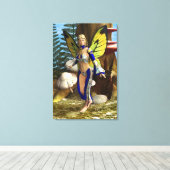Sprookjesvlinder Canvas Afdruk (Insitu (Houten vloer))