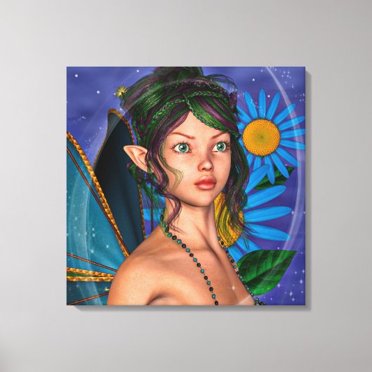 Sprookjesvlinder Canvas Afdruk (Voorkant)