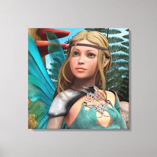 Sprookjesvlinder Canvas Afdruk (Voorkant)