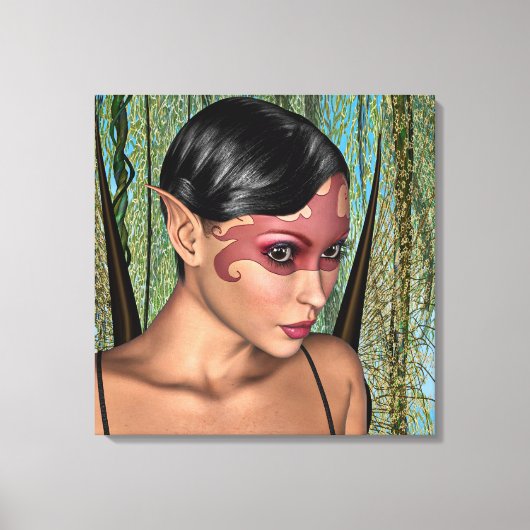 Sprookjesvlinder Canvas Afdruk (Voorkant)