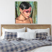 Sprookjesvlinder Canvas Afdruk (Insitu (Slaapkamer))