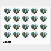 Sprookjesvlinder Hart Sticker (Vel)