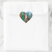 Sprookjesvlinder Hart Sticker (Tas)