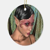Sprookjesvlinder Keramisch Ornament (Links)