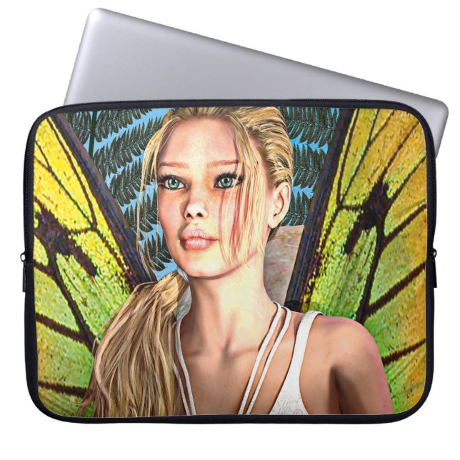 Sprookjesvlinder Laptop Sleeve (Voorkant)