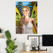 Sprookjesvlinder Poster (Thuiskantoor)