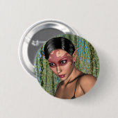 Sprookjesvlinder Ronde Button 5,7 Cm (Voorkant /achterkant)