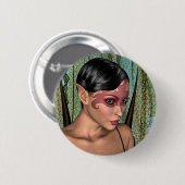 Sprookjesvlinder Ronde Button 5,7 Cm (Voorkant /achterkant)