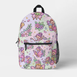 Sprookjesvlinder Rugzak – Pasteltuin Patroon