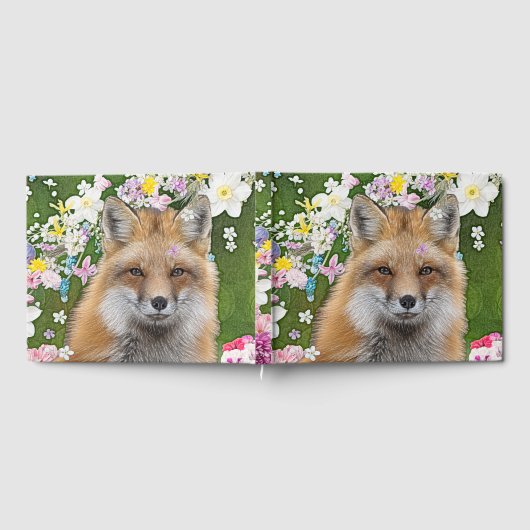 Sprookjesvos in het bloemenveld gastenboek (Volledig)