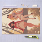 Sprookjesvrienden Little Red Riding Hood & Alice Tissuepapier (Craft)