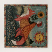 Sprookjesvrouw en Vos Legpuzzel (Horizontaal)