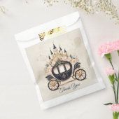Sprookjeswagen en kasteel bedankzakje (Gezegeld)