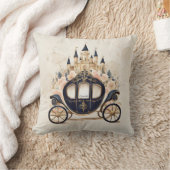 Sprookjeswagen en kasteel kussen (Deken)