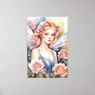 Sprookjeswaterverf op gespannen canvasprint canvas afdruk