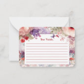 Sprookjeswensen Tijdscapsule Eerste Verjaardagsfee Notitiekaartje (Voorkant)