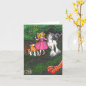 Sprookjeswereld - BLANK Kaart (Gele Bloem)