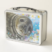 Sprookjeszegel in de oceaan van bloemen (Achterkant)