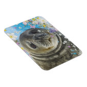 Sprookjeszegel in de oceaan van bloemen magneet (Rechterzijde)