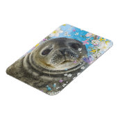 Sprookjeszegel in de oceaan van bloemen magneet (Linkerzijde)