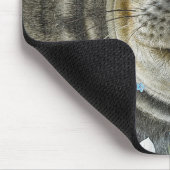 Sprookjeszegel in de oceaan van bloemen muismat (Hoek)