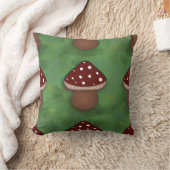 Sprookjeszwamkussen - groen en rood kussen (Deken)