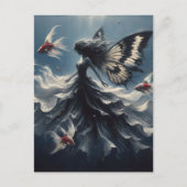 Sprookjeszwemmen met vis briefkaart (Voorkant)