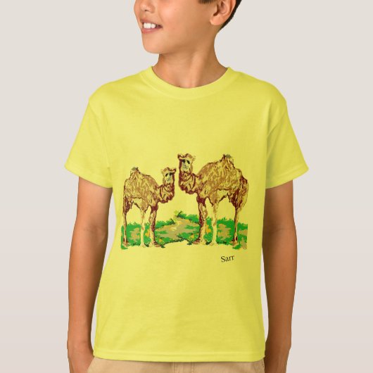 Sprot van het kameel t-shirt (Voorkant)