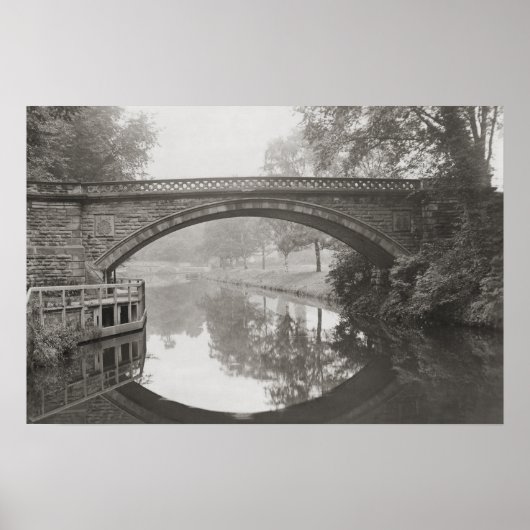 Sprotbrough Bridge, foto van de Don Poster (Voorkant)
