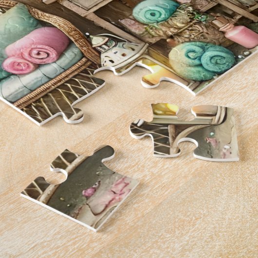 Sprotse Spa Winkel Bloemenkamer Ontspanning Legpuzzel (Zijkant)