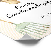 Sprout baby shower - boeken kaarten en geschenken poster (Hoek)