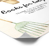 Sprout baby shower - boeken voor baby poster (Hoek)