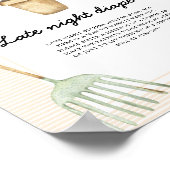 Sprout baby shower - Late night luiers spel Poster (Hoek)