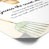 Sprout baby shower - Raad de zoete puinhoop Poster (Hoek)